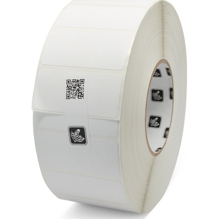 Rotolo di etichette RFID Zebra Silverline Classic II, 100 x 40 mm, 250 etichette, bianco