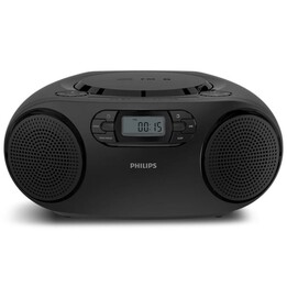 Radio CD Philips TAZ2000B / 3W RMS / Cablata / Funziona a batterie / Nera