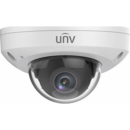 Câmara de rede mini-dome fixa Uniview LightHunter IR de 2 MP
