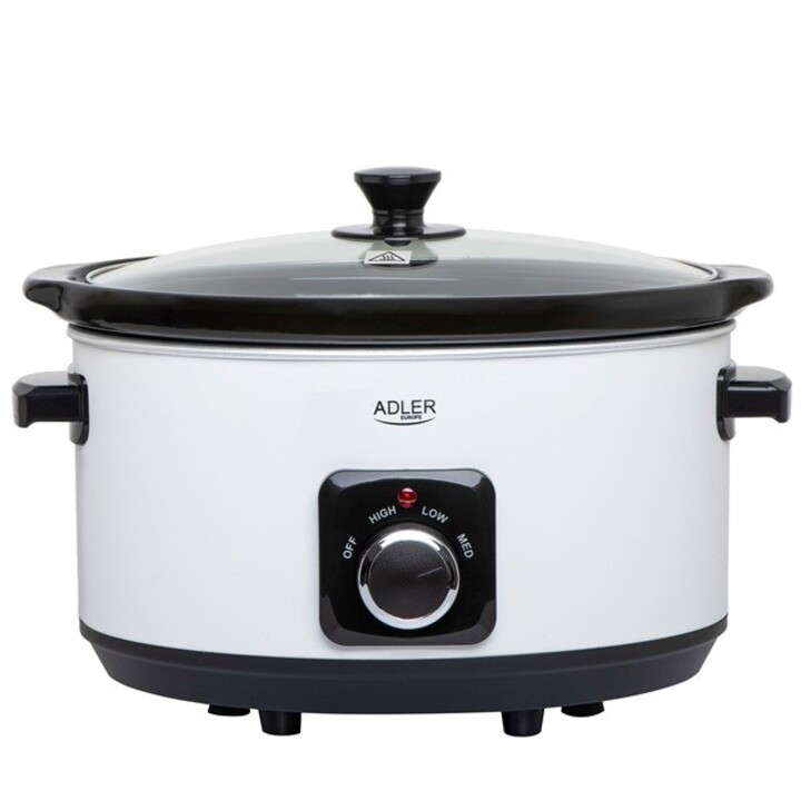 Adler AD 6413W Mijoteuse 5,8 l Blanc