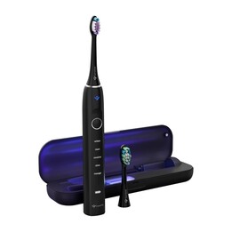 Escova de dentes sônica UV TrueLife SonicBrush Clean70, preta
