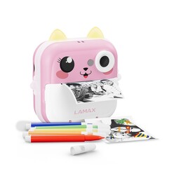 Câmera infantil LAMAX InstaKid2 Plus, rosa
