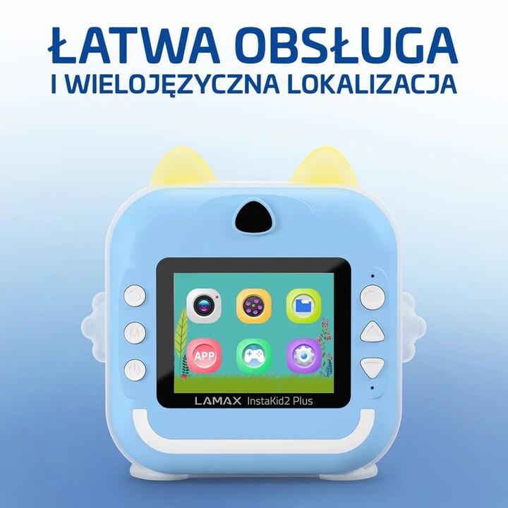 LAMAX InstaKid2 Plus Children's Camera, Blue