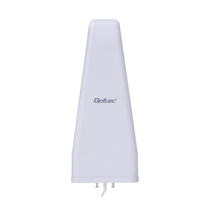 Antena dual Qoltec 57032 5G LTE | 14 dBi | Exterior