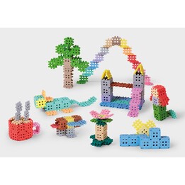 MARIOINEX Bloques Mini Waffle Pastel, 300 piezas