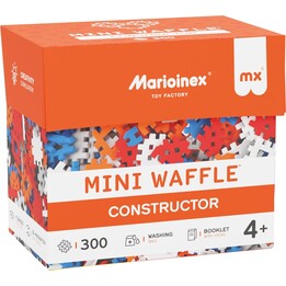 MARIOINEX Blocs Mini Waffle Constructor, 300 pièces