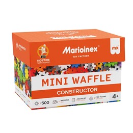 MARIOINEX Bloques Mini Waffle Constructor, 500 piezas