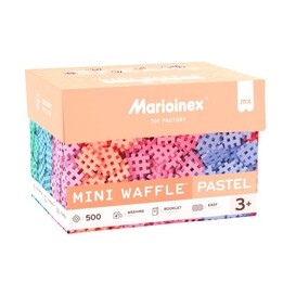 Marioinex Mini Waffle-Bausteine, 500 Teile in Pastelltönen