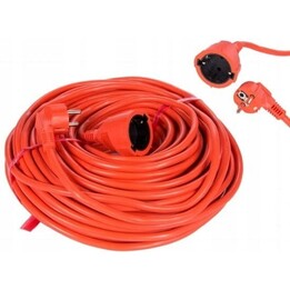 VERTEX PZO20M Retractable Extension Cable 20 m 3x2.5 mm Orange