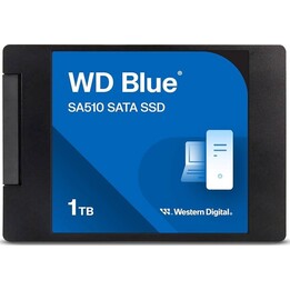 WD Blue SA510 1TB SATA SSD Solid State Drive 2.5 Inch Internal Read 560MB/s