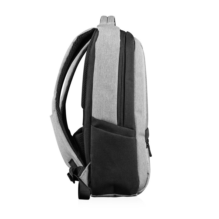 Mochila Modecom SMART 15, preta/cinza, em poliéster.