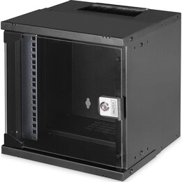 Digitus SOHO Pro 10 Inch 6U Wall Mount Network Cabinet Black
