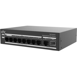 UNV 8x1G PoE 120 W 1G RJ45 + SFP, alloggiamento in metallo, gestione cloud