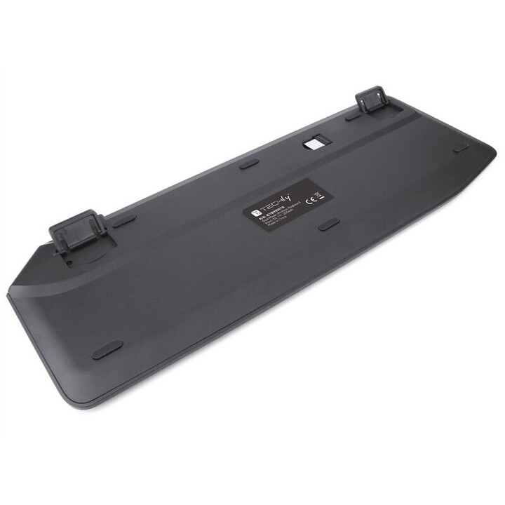 Techly ICTB9801TB teclado Universal RF Wireless + Bluetooth QWERTY Inglés de EE. UU. UU. negro