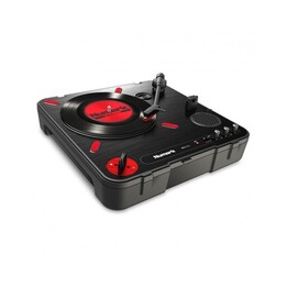 Numark PT01 Scratch - halbautomatischer tragbarer Plattenspieler mit DJ-Scratch-Schalter