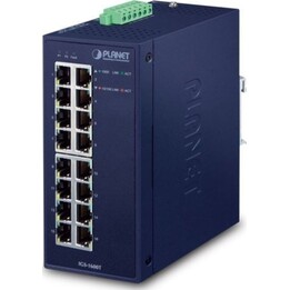 Switch Gigabit Ethernet L2 non gestito (10/100/1000) PLANET IGS-1600T, blu