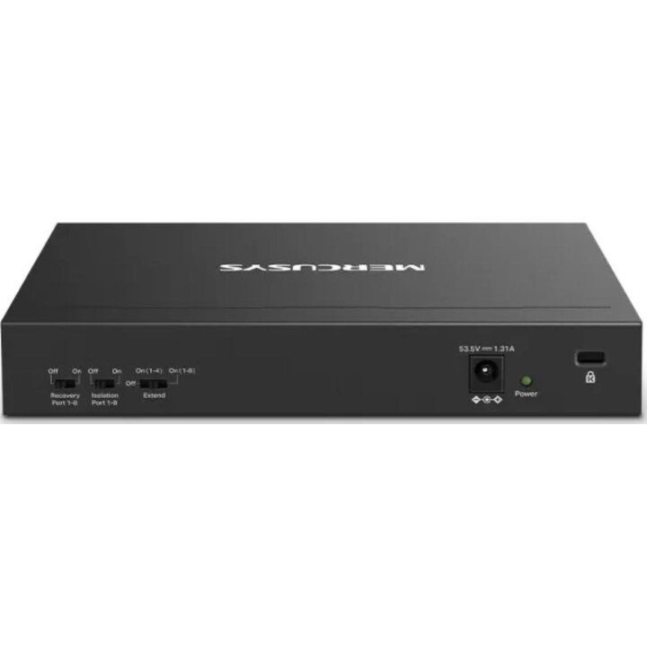 Conmutador Poe+ No Gestionable Mercusys Ms110p 10p 10/100 Con 8p Poe+ 65w Ethernet Mini Desktop