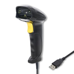 Qoltec 50876 Escáner láser 1D | USB | negro