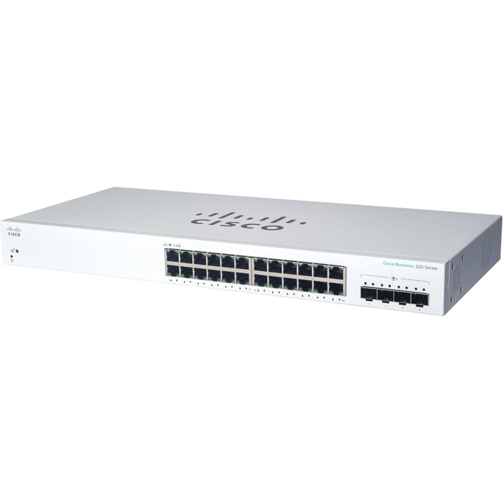 Cisco Business Intelligent Switch CBS220-24T-4X | 24 GE-Ports | 4 x 10G SFP+