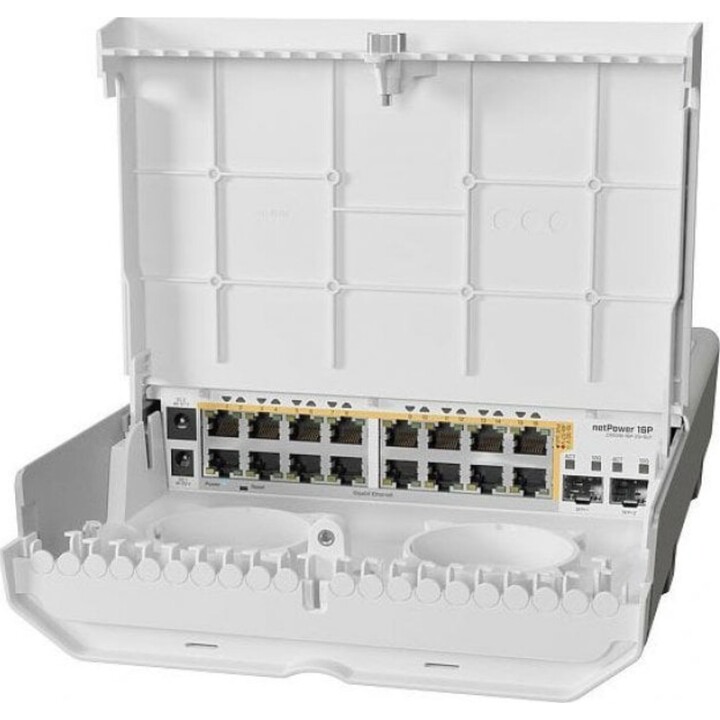 MikroTik netPower 16P Switch 16 Gigabit Ports 2 SFP