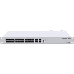 Mikrotik CRS326-24S+2Q+RM - Switch L3 de 1U para rack com 24 portas SFP+, 2 portas QSFP+ e 40 Gbps