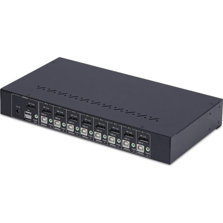KVM Switch StarTech.com R8AD122-KVM-SWITCH 8 Ports DisplayPort 4K 60Hz USB Rack 1U