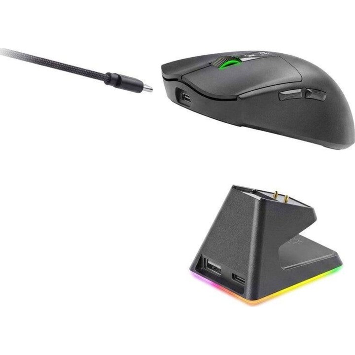 Mars Gaming MMW-ELITE Wireless Mouse 20000 DPI Tri-Mode OLED Black