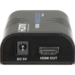DELTA-OPTI HDMI-EX-120/RX-V4 recetor extensor HDMI preto