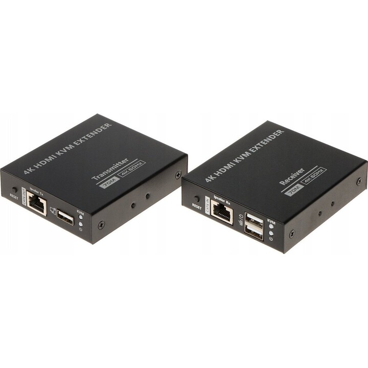 DELTA-OPTI HDMI+USB-EX-70-4KV2 extensor HDMI y USB