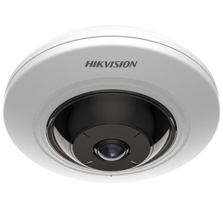 Câmera de segurança IP Hikvision Panoramic DS-2CD3956G2-ISU Series (1,05 mm) para ambientes internos, com resolução de 2592 x 19