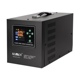 KEMOT PROsinus-2000 Emergency Power Supply, Pure Sine Wave Converter with Charging Function 12V 230V 2000