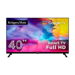 Kruger&Matz 40" FHD TV with Google TV 5.0, DVB-T2/S2/T/C H.265 HEVC