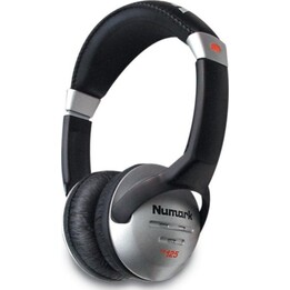 Cuffie DJ Numark HF125 circumaurali chiuse con cavo da 1,8 m, nero e argento