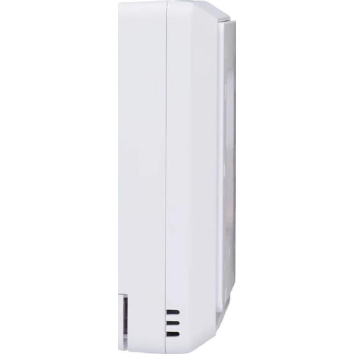 Termostato, alimentado por bateria, branco, ZigBee/868MHz, para montagem em superfície.