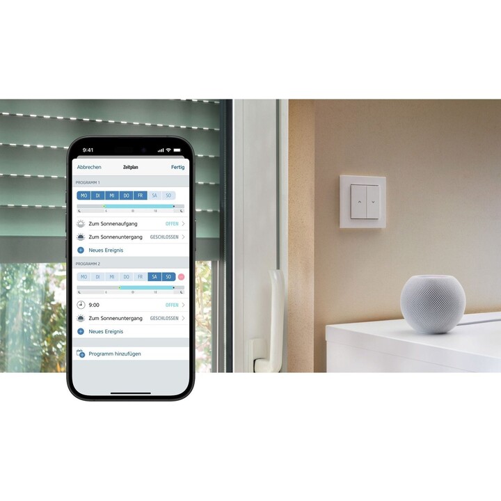 Eve Blind Switch - Smart Blind Controller (Compatibility: Apple Home, Samsung SmartThings, Alexa, Google Assistant)