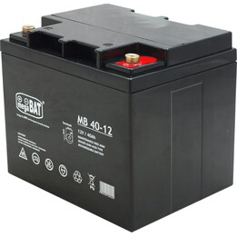 MegaBat MB 40-12 battery for UPS system, sealed lead-acid (VRLA), 12 V, 40 Ah.