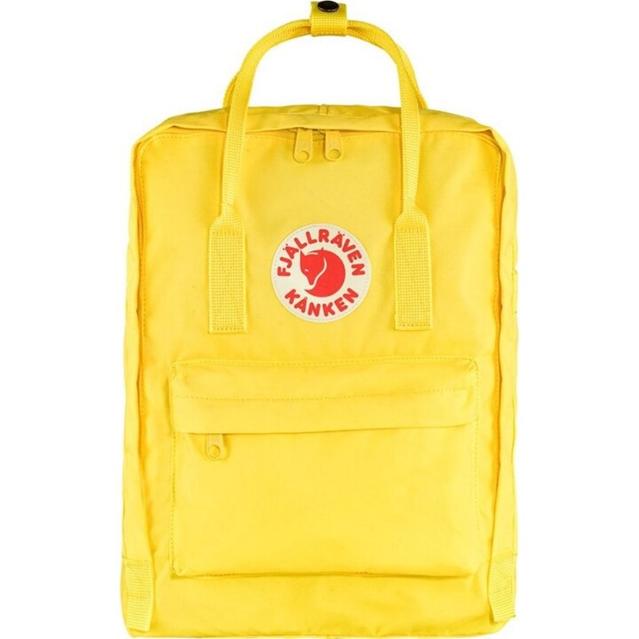 Fjällräven Kanken mochila Mochila informal Amarillo Polipropileno (PP), Vinylon