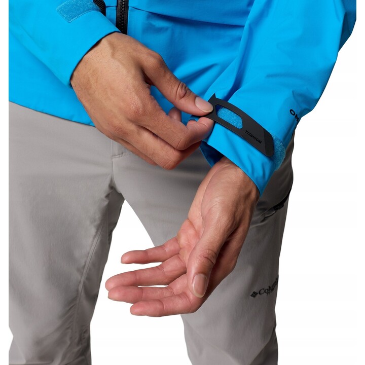 Columbia Saudan Pro 3L Shell Jacket - Compass Blue Size: M