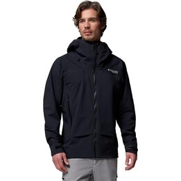 Chaqueta Columbia Saudan Pro 3L Shell para mujer - Negra Talla: XS