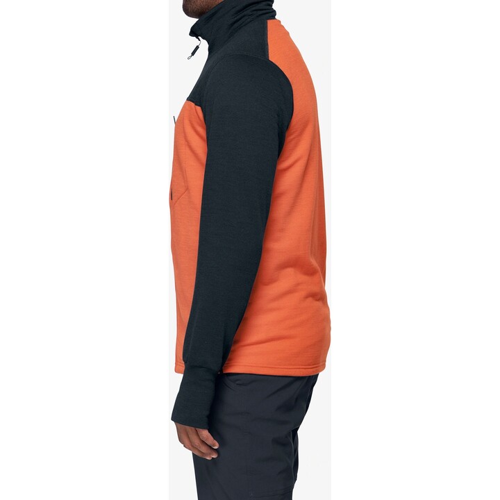 Devold Explorer Merino Jacket - brick/ink color, size: M