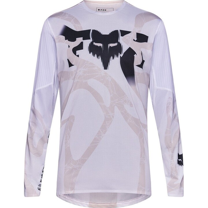 Fox Flexair LS Jersey Diffuse SE Enduro Jacket - White Size: L