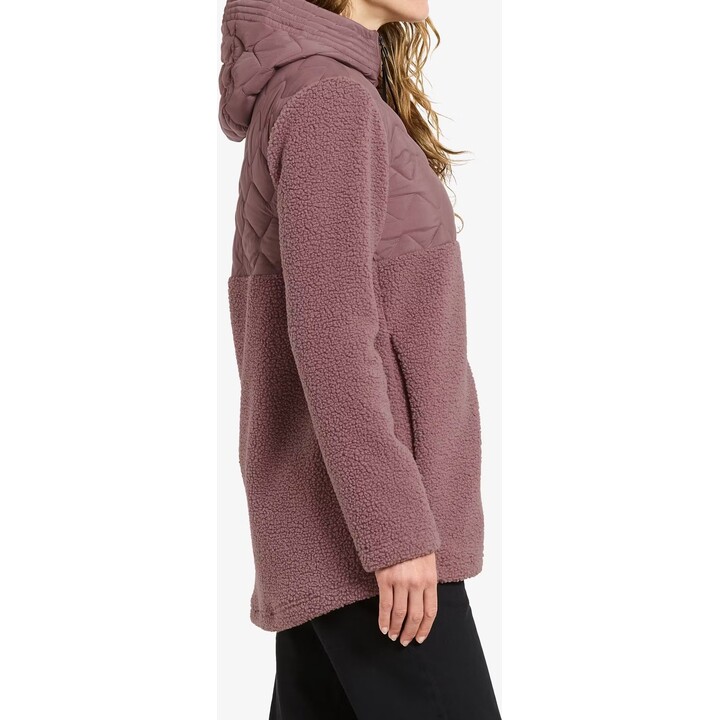 Giacca ibrida da donna Didriksons Bibi Fullzip 2 - Colore bordeaux sbiadito Taglia: S