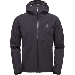 Chaqueta impermeable Black Diamond Fineline Stretch Shell - Negra Talla: L
