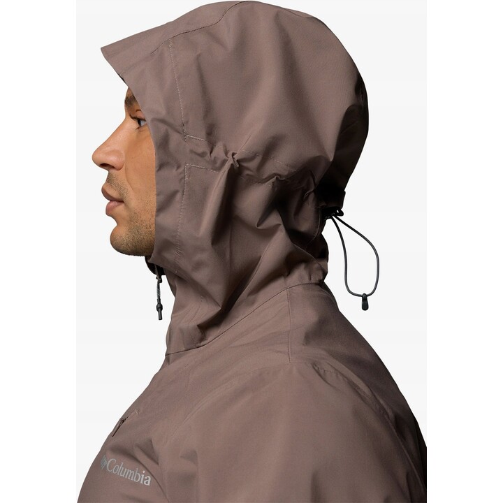 Giacca impermeabile Columbia Trailborne 2.5L Shell - Iron Taglia: M