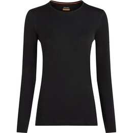 Sudadera térmica de manga larga Icebreaker 200 Oasis Crewe para mujer - negra, talla: l