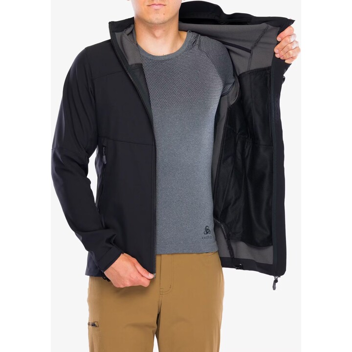 Giacca Vaude Roccia Softshell II - Nera