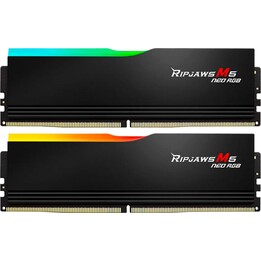 Conjunto de 2 módulos de memória DDR5 G.Skill Ripjaws M5 Neo RGB 64 GB (2x32 GB) 6000 MHz CL32 EXPO-XMP Preto