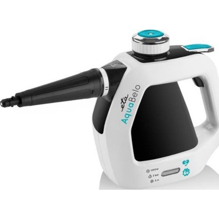 Eta 1264 90000 Limpiador a vapor portátil 0,22 L 1000 W Negro, Blanco