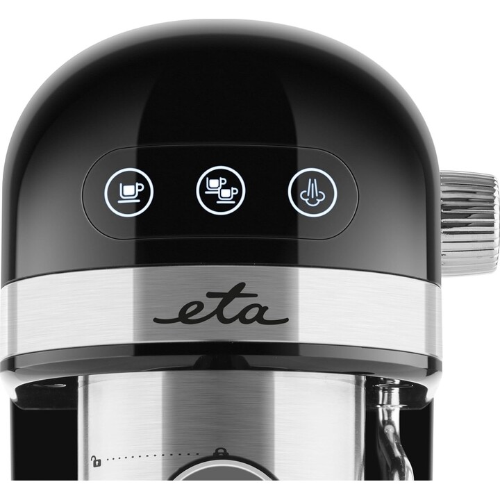 Máquina de café expresso ETA Coffito, 1465 W, 20 bar, suporte para a máquina de café, bocal para espumar leite, design compacto,