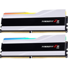 Kit de memória RAM G.Skill Trident Z5 RGB F5-6000J2836G16GX2-TZ5RW 32 GB (2x16 GB) DDR5 6000 MHz CL28 Intel XMP Radiator Silver